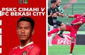 Pertandingan Fc Bekasi City Sepak Bola Vs Pskc Cimahi